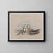 Rovine del tempio di Kardeseh Qirts in Nubia - David Roberts — quadro incorniciato alla parete