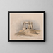 Tempio di Wady Kardassy Qirts in Nubia - David Roberts — quadro incorniciato alla parete