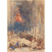Riproduzione del dipinto La Destruction de Pompéi - David Roberts