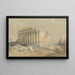Le Temple de Baalbek - David Roberts — quadro incorniciato alla parete
