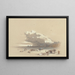 L'Approche de Pétra che guarda verso una vecchia torre di vedetta - David Roberts — quadro incorniciato alla parete