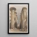 Riproduzione del dipinto Thèbes Grande Salle à Karnak 28 novembre 1838 - David Roberts