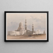 Tombeaux dei califfi Il Cairo Moschea di Ayed Bey - David Roberts — quadro incorniciato alla parete