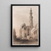 Tombeaux dei Khalifes Califesi Il Cairo - David Roberts — quadro incorniciato alla parete