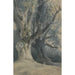 Riproduzione del dipinto Alberi nel Northwick Park - David Roberts