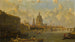 Vista dal ponte di Waterloo che abbraccia Saint-Paul, Somerset House e Temple - David Roberts — vista dell’opera