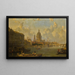 Vista dal ponte di Waterloo che abbraccia Saint-Paul, Somerset House e Temple - David Roberts — quadro incorniciato alla parete