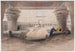 Vista dal portico del tempio di Edfu, Alto Egitto - David Roberts — vista dell’opera
