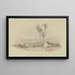 Vista di Jenin, antica Jezreel - David Roberts — quadro incorniciato alla parete
