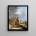 Una strada vicino a un chalet - David Teniers il Giovane — quadro incorniciato alla parete