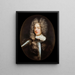 Abraham Brahe - David Teniers il Giovane — quadro incorniciato alla parete