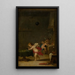 Amours dans l'atelier d'un alchimiste - David Teniers il Giovane — quadro incorniciato alla parete
