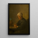 Riproduzione del dipinto Una vecchia donna che taglia il tabacco - David Teniers il Giovane