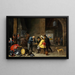 Sala di guardia con la consegna di San Pietro - David Teniers il Giovane — quadro incorniciato alla parete
