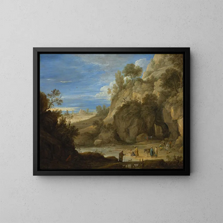 David Teniers The Younger - Landscape with a Gipsy camp.webp