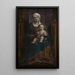 Vergine con Bambino - David Teniers il Giovane — quadro incorniciato alla parete