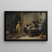 Paesani che celebrano la festa dei Re - David Teniers il Giovane — quadro incorniciato alla parete