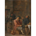 Paesani che fumano in una locanda - David Teniers il Giovane — vista dell’opera
