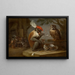 Singerie - David Teniers il Giovane — quadro incorniciato alla parete