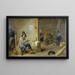 Fumatore in una locanda - David Teniers il Giovane — quadro incorniciato alla parete