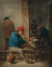 Scène di taverna con fumatori - David Teniers il Giovane — vista dell’opera