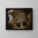 La Tentazione di san Antonio il Grande - David Teniers il Giovane — quadro incorniciato alla parete