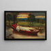 La Dame de Shalott - David Wilkie Wynfield — quadro incorniciato alla parete