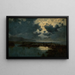 Marais al chiaro di luna - David Young Cameron — quadro incorniciato alla parete