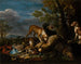 Natura morta di caccia con cani - David de Coninck — vista dell’opera