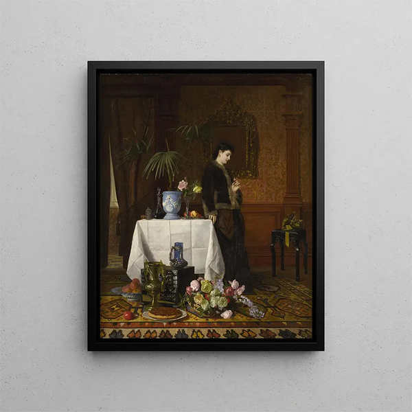 contemplazione - David Émile Joseph de Noter — quadro incorniciato alla parete