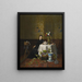 Prendere il tè - David Émile Joseph de Noter — quadro incorniciato alla parete