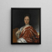 Ulrika Eleonora la Giovane 1688-1741 Regina di Svezia - David von Krafft — quadro incorniciato alla parete