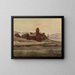 Rovine di Pueblo Bonito, Canyon de Chaco, Nuovo Messico - Di Lancey Gill — quadro incorniciato alla parete