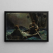 Coppia in una barca - Dean Cornwell — quadro incorniciato alla parete