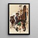 I Visitatori - Dean Cornwell — quadro incorniciato alla parete