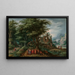 Il Giudizio di Mida - Denis van Alsloot — quadro incorniciato alla parete