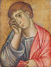 di San Giovanni Evangelista in lutto - Deodato Orlandi — vista dell’opera