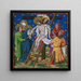 Descente de la Croix - Maestro di Colonia del 1458 — quadro incorniciato alla parete
