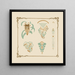 Design astratto basato su forme organiche - George Auriol — quadro incorniciato alla parete
