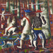 Disegno preparatorio per l'ingresso nella foresta - Cândido Portinari — ambientato in un interno