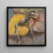Due danzatrici gialle e rosa - Edgar Degas — quadro incorniciato alla parete