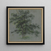 Due alberi - Johann Jacob Dorner — quadro incorniciato alla parete