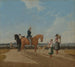 Due cavalieri e due ragazze ai fiori - Wilhelm von Kobell — vista dell’opera