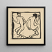 Due ballerini - Christian Rohlfs — quadro incorniciato alla parete