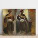 Riproduzione del dipinto Due studi di un indiano in piedi di Calcutta - Eugène Delacroix