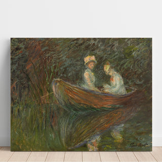 Reproduction Deux femmes en barque - Claude Monet