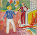 Due donne vicino ai gradini della veranda - Edvard Munch — vista dell’opera