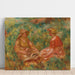 Riproduzione del dipinto Due ragazze in un prato (due donne nell'erba) - Pierre-Auguste Renoir