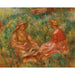 Riproduzione del dipinto Due ragazze in un prato (due donne nell'erba) - Pierre-Auguste Renoir