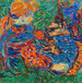 Due ragazze che giocano con dei gatti - Ernst Ludwig Kirchner — vista dell’opera